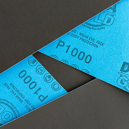 Premium 1000 Grit Wet or Dry Sandpaper Sheets (25 Count)