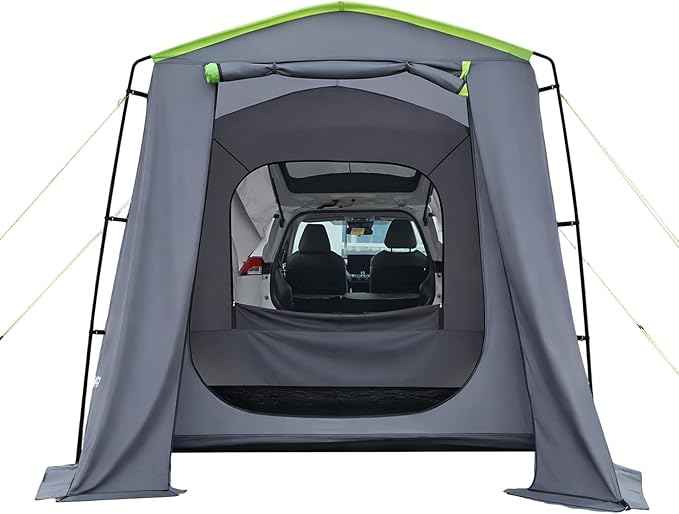 VEVOR SUV and Pickup Truck Camping Tents, Waterproof Double Layer Design with Carry Bag, Accommodates 2-9 Persons for Outdoor Activities