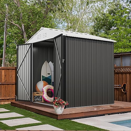 8x6 FT Outdoor Storage Shed