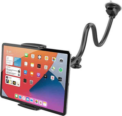 APPS2Car Tablet Car Mount for iPad Truck Holder Long Arm Extension Strong Suction Cup Windshield Mount for 7-11 Inch Tablet iPad Pro Air Mini iPhone