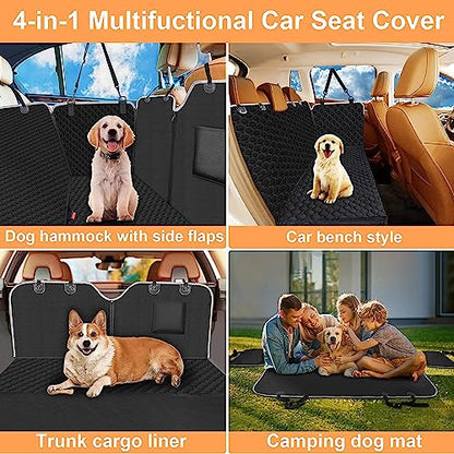 Dog Car Seat Cover for Back Seat