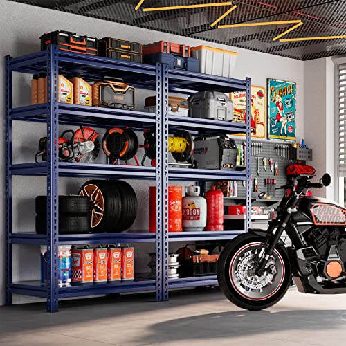 Garage Shelving 2000 LBS Storage Shelves Heavy Duty Metal Shelving Unit Shelf for Pantry Closet
