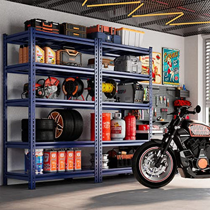 Garage Shelving 2000 LBS Storage Shelves Heavy Duty Metal Shelving Unit Shelf for Pantry Closet