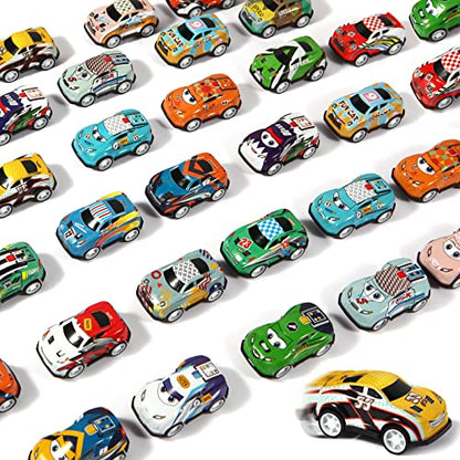 36PCS Mini Pull Back Cars for Kids Toddlers 3 (36 Count)