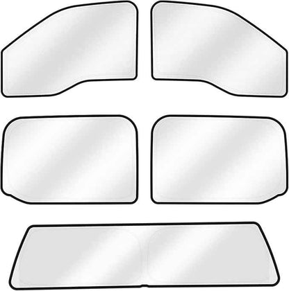 Sunshades for 2015-2020 Ford F150 SuperCrew 4 Door Accessories Sun Shade Side Rear Window Shade Cover Sun Visor Shield Privacy Protection for Camping Keep Vehicle Cool Black 5PCS
