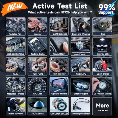 2026 FOXWELL NT726 OBD2 Scanner Diagnostic Tool