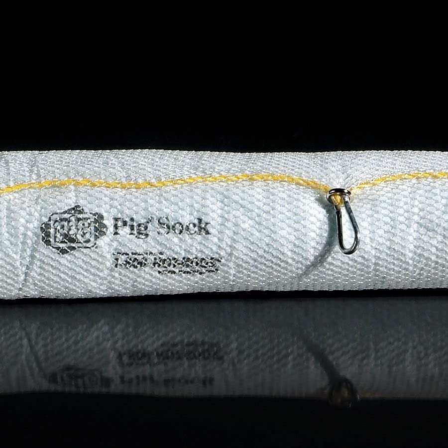 Oil Boom - Oil-Only Absorbent Boom - 2 Pack - 5" x 20' Boom - Absorbs up to 12 gallons per Boom - BOM408 (2 Booms)