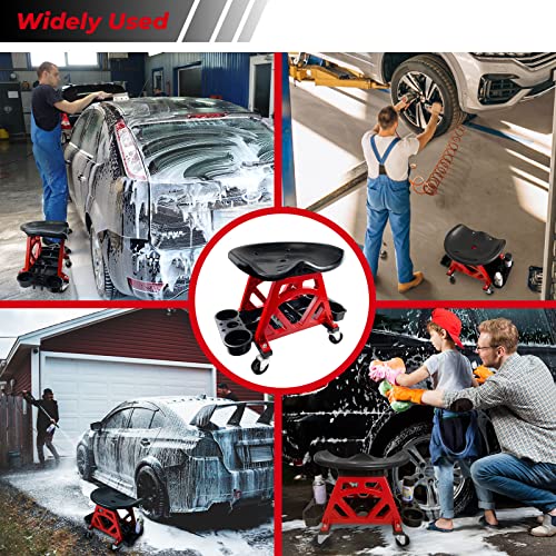 Durable Mechanic Stool Chair with Wheels