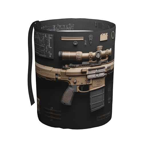 Gun Military Gear Arsenal Set Car Trash Can Waterproof Hanging Trash Bin Collapsible Garbage Can for Car Accessories Travel Camping Kitchen Home