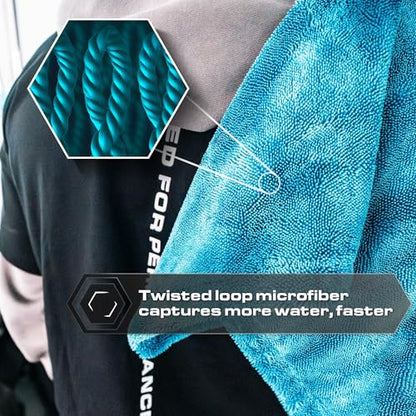 Microfiber Car Drying Towel 24"x36"