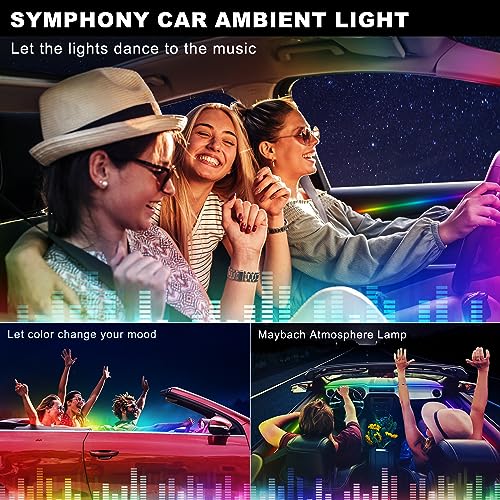 Dreamcolor Acrylic Interior Car LED Strip Light with USB