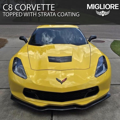 Migliore Strata Coating: High Gloss SiO2 PRO Ceramic Coating & Car Sealant │ 1-2 Years of Protection │ Apply After Car Wash Clay Bar Buffer Polisher │ Auto Marine Boat Motorcycle