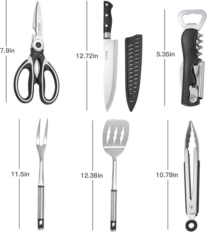 Camping Cookware Storage Bag - Camping Cooking Utensils Set Bag Camping Tool Portable Storage Bag Suitable for Knife, Fork, Spoon, Chopping Board, Chef's Knife,Kitchenware Storage