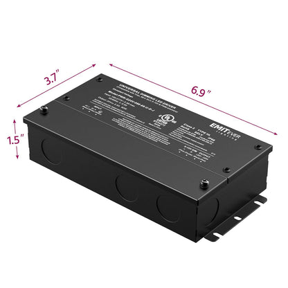 EMITEVER Dimmable Led Driver, 2 Packs 60W AC 110V-277V to DC 24V Transformer, 5-in-1 Dimming: ELV/MLV/TRIAC / 0-10V / 1-10V / 10V PWM/Potentiometer, Waterproof IP67 and UL Listed,Class 2