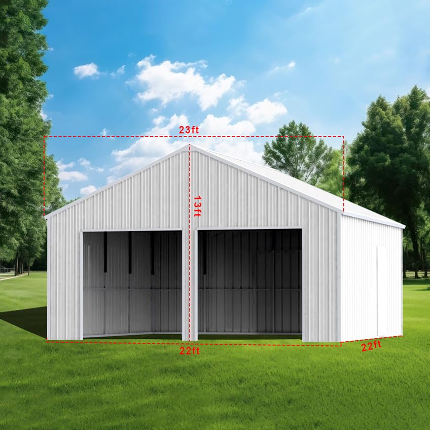 22FT x 23 FT Metal Carport