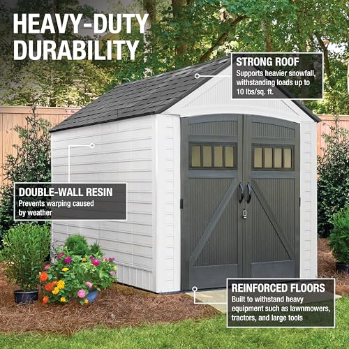 Resin Outdoor Storage Shed With Floor