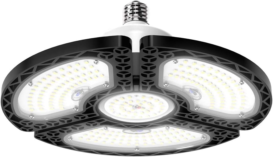 LED Garage Light 120W Deformable LED Ceiling Lights 18000 Lumens Led Shop Lights for Garage