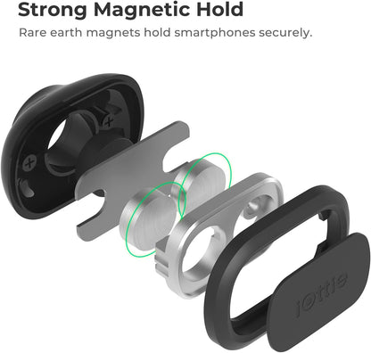 iOttie iTap 2 Magnetic Dashboard Car Mount Holder || Cradle for Samsung Galaxy S22, Google Pixel 7, Motorola Moto G, OnePlus 10, Sony Xperia & Other Android Smartphones