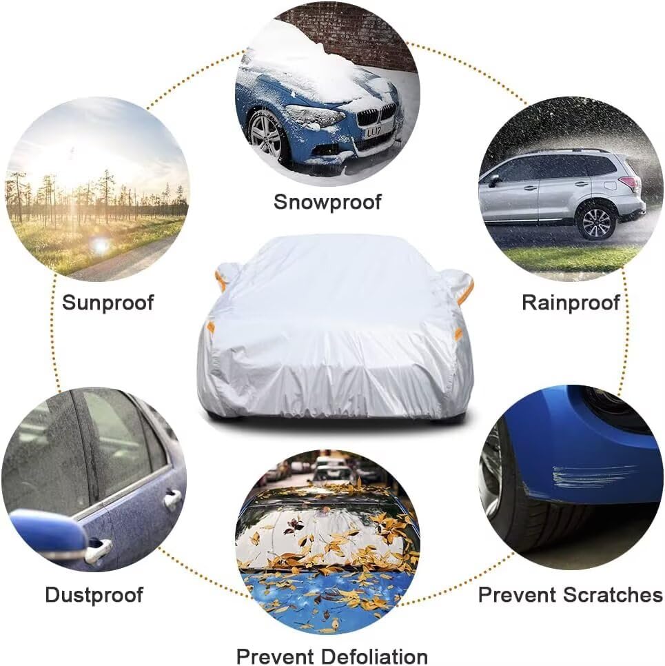 6 Layers Sedan Waterproof Car Cover for BMW 5