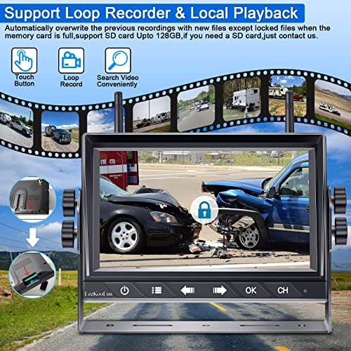 HD 1080P 7 inch RV Wireless Backup Camera