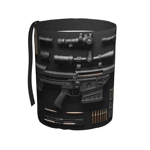 Gun Military Gear Arsenal Set Car Trash Can Waterproof Hanging Trash Bin Collapsible Garbage Can for Car Accessories Travel Camping Kitchen Home