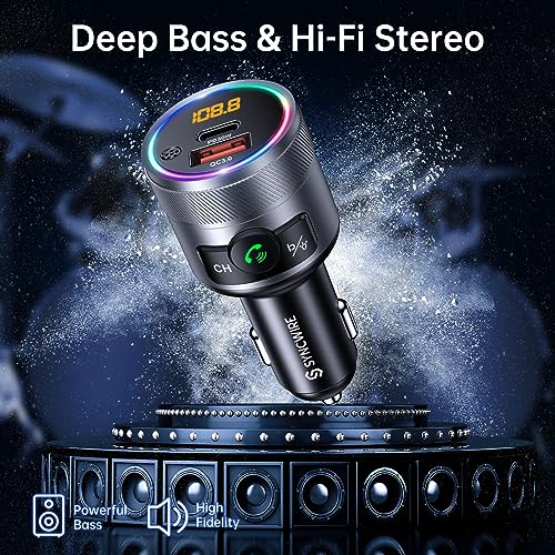 Bluetooth 5.4 FM Transmitter for Car