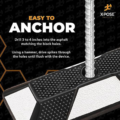 72" Heavy Duty Rubber Parking Stopper (50 Count)