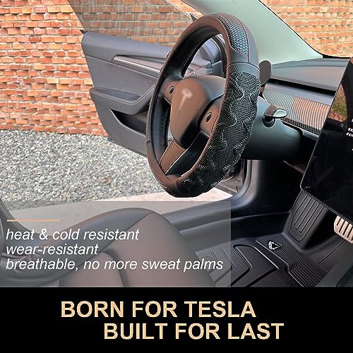 Great Grip Steering Wheel Cover for Tesla Model Y