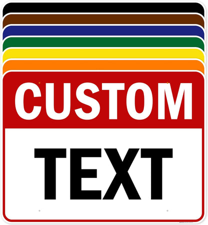 Custom Sign, Custom Sign for Business, Indoor/Outdoor use. 36x48 Inches, Rust Free DiBound, Fade Resistant, Made in USA by My Sign Center (Header)