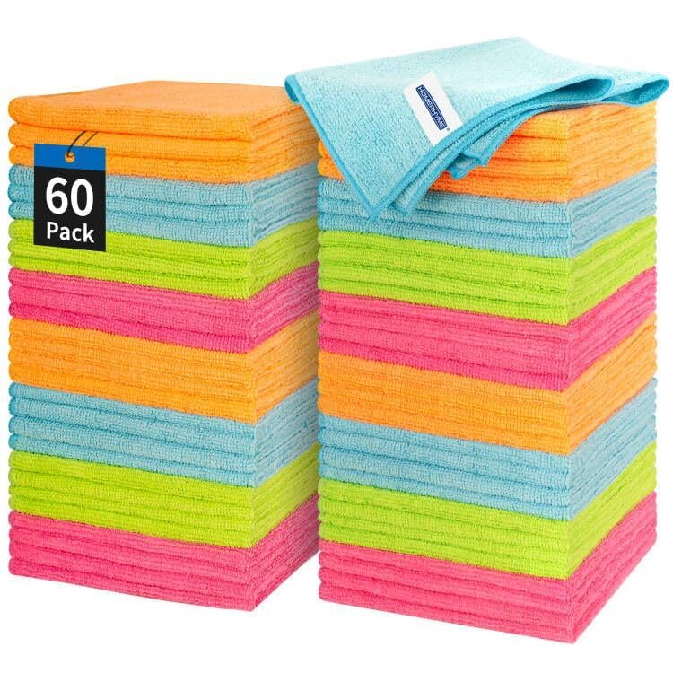 Microfiber Cleaning Cloth (60 Count)