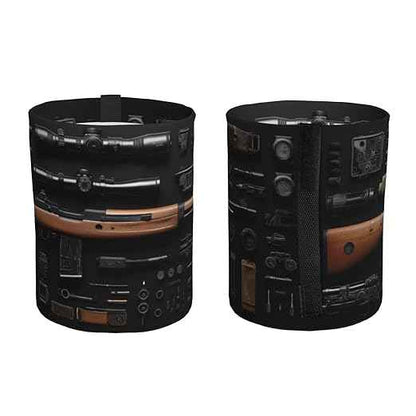 Gun Military Gear Arsenal Set Car Trash Can Waterproof Hanging Trash Bin Collapsible Garbage Can for Car Accessories Travel Camping Kitchen Home