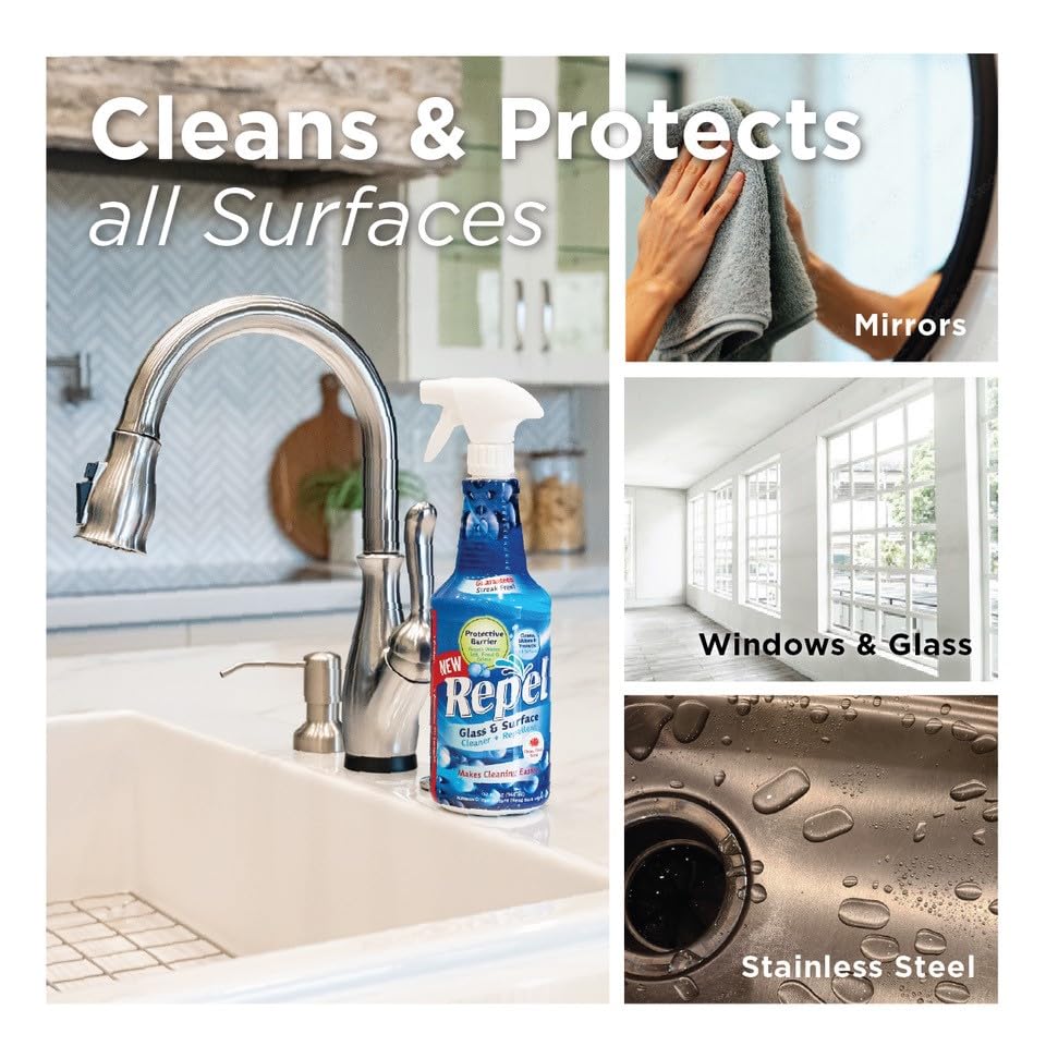 REPEL Glass & Surface Cleaner 32 fl. oz. (96 Fl Oz )