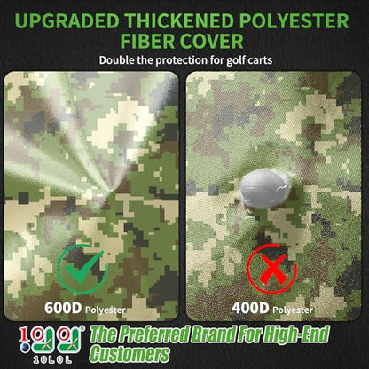 650D Golf Cart Cover for 2