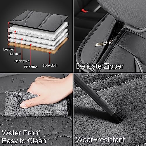 Leather Car Seat Covers Front Pair (2 Count)