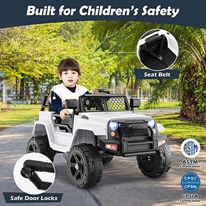 Ride on Car 12V Battery Powered Truck Vehicle with Remote Control