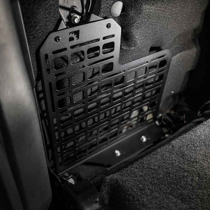 BuiltRight Industries Rear Seat Back Storage Panel – Compatible with F-150 & Raptor (2015-2024), F-250/F-350 (2017-2024)– Secure Gear Mounting & Organization