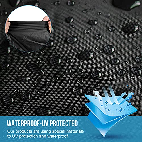 ATV Cover Waterproof Heavy Duty XXXL 102 Inches 300D Oxford Cloth Quad ATC 4 Wheeler Rain Cover All Weather for Polaris Sportsman Yamaha Honda Kawasaki Quad Bike