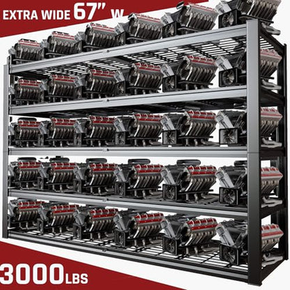 67" W Garage Shelving Heavy Duty (2 Count)