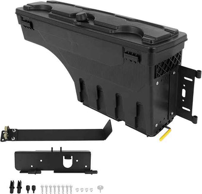SCITOO Truck Bed Tool Box for Ford F-250 F-350 Super Duty 1999-2016 Left & Right Side,Multi-Compartment Dividers Organized Storage,Heavy Duty & No-Drill Installation