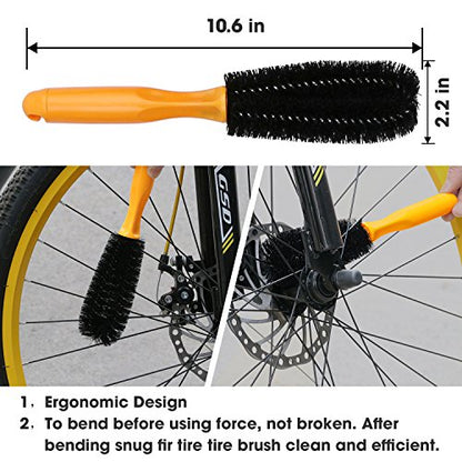 7pcs Bicycle Bike Cleaning Tools Set
