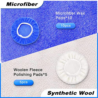 7 to 8 Inch Car Polisher Pad Bonnet