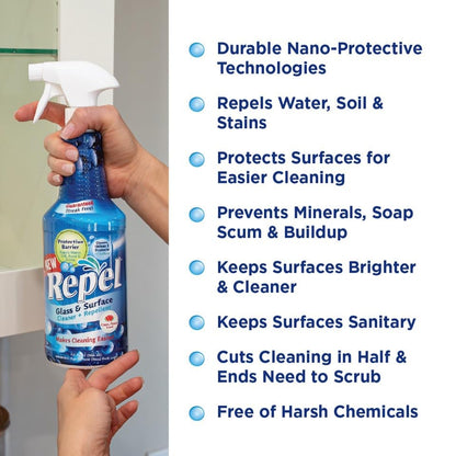 REPEL Glass & Surface Cleaner 32 fl. oz. (96 Fl Oz )