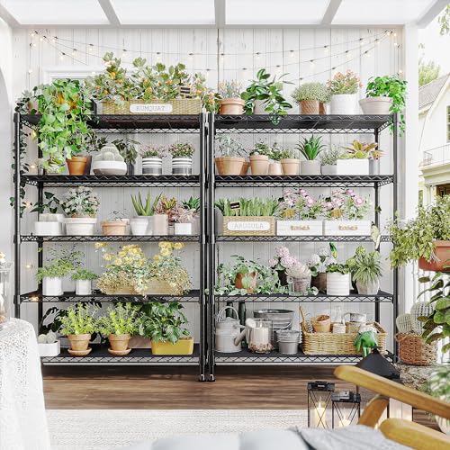 63" H 5 Tier Heavy Duty Storage Shelves