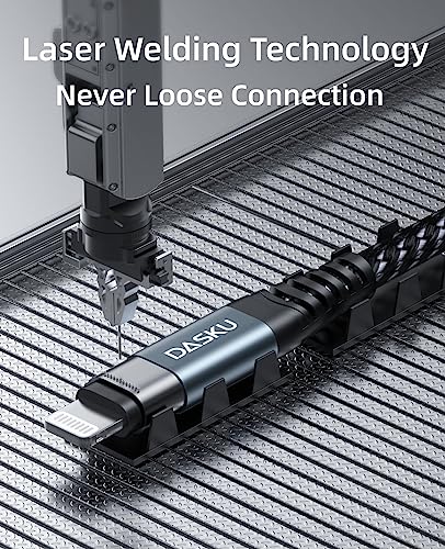 iPhone Charging Cable [MFi Certified] Long USB A Lightning Cable 10FT 3Pack (30 Foot)