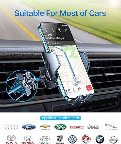2026 Upgraded Car Phone Holder Mount for Vent