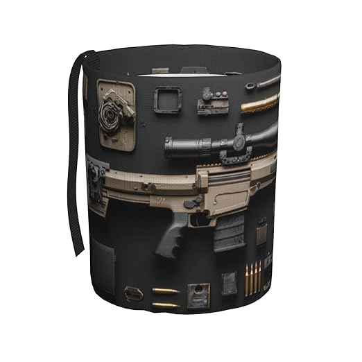 Gun Military Gear Arsenal Set Car Trash Can Waterproof Hanging Trash Bin Collapsible Garbage Can for Car Accessories Travel Camping Kitchen Home