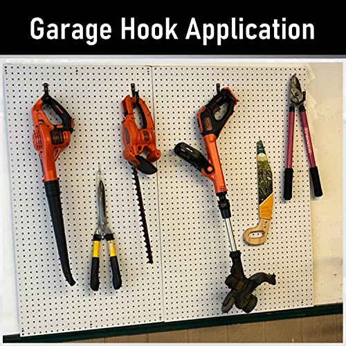 Garage Storage Hooks 3.5Inch Heavy Duty Wall Mounted Garage Utility Hooks 12 Pack Hangers Great for Tools Bikes Ladders Chairs (12 Count)