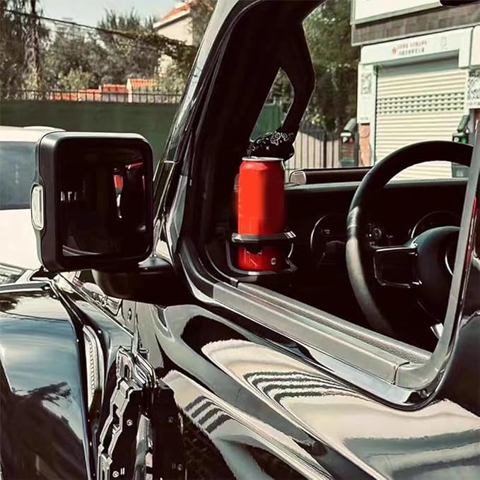 Door Cup Holder Water Cup Holder for Jeep Wrangler JL2018+ and 4XE JT