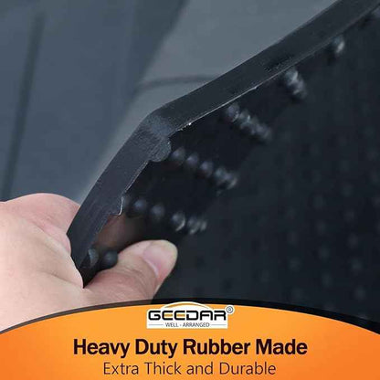 GEEDAR Rubber Bed Mat Compatible with Jeep Gladiator JT 5ft 2020-2026 (60 inches) Heavy Duty Truck Bed Mat for Jeep JT 5ft Truck Bed Liner, Heavy Duty Pickup Bed Accessories Cargo Mat