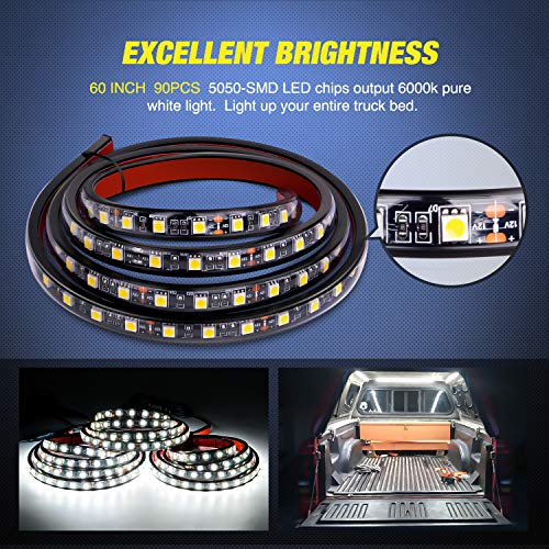 3PCS 60 Inch Truck Bed Light Kit 270 LEDs